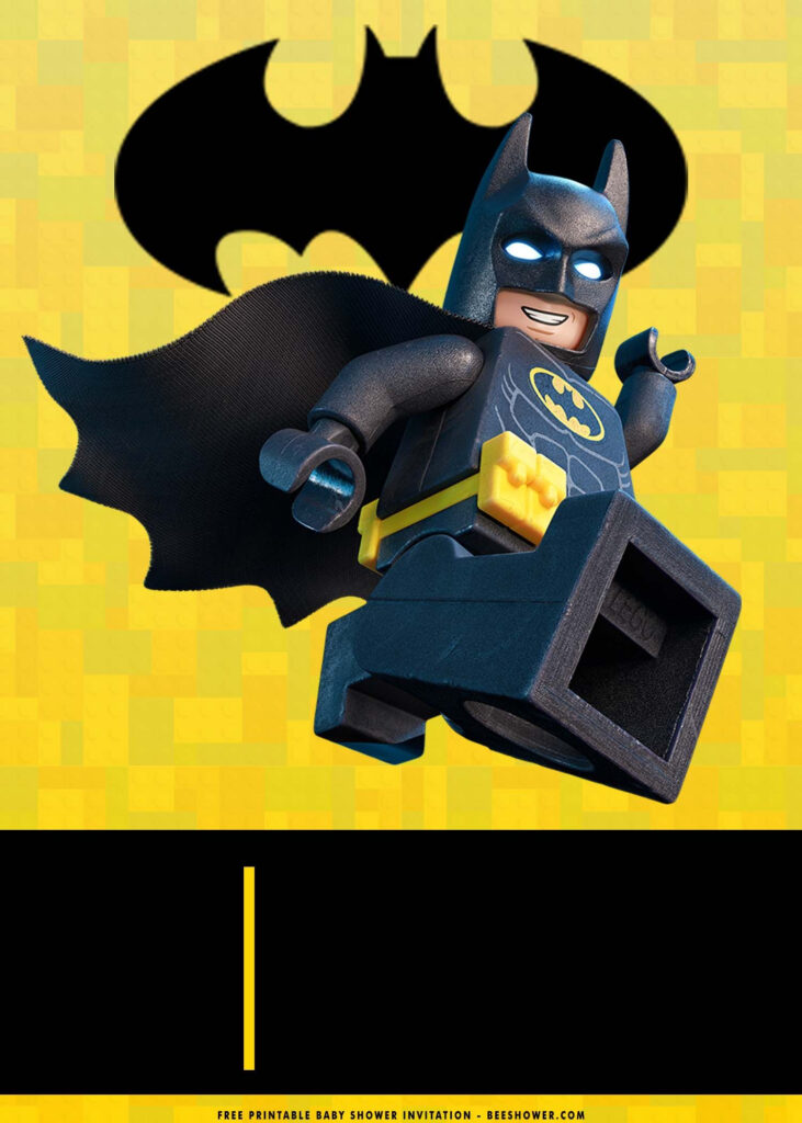 Free Printable) – Lego Batman Baby Shower Invitation Templates In Lego Batman Invitations Free Printable