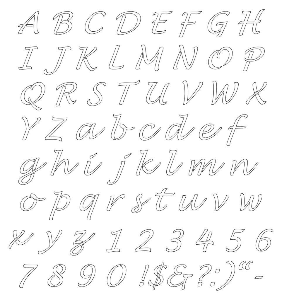 Free Printable Letter Stencils For Crafts Worksheets Library Within Free Printable Calligraphy Letter Stencils Free Printable Letter Stencils For Crafts Worksheets Library Within Free Printable Calligraphy Letter Stencils
