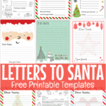 Free Printable Letter To Santa Templates Inside Free Printable Dear Santa Stationary