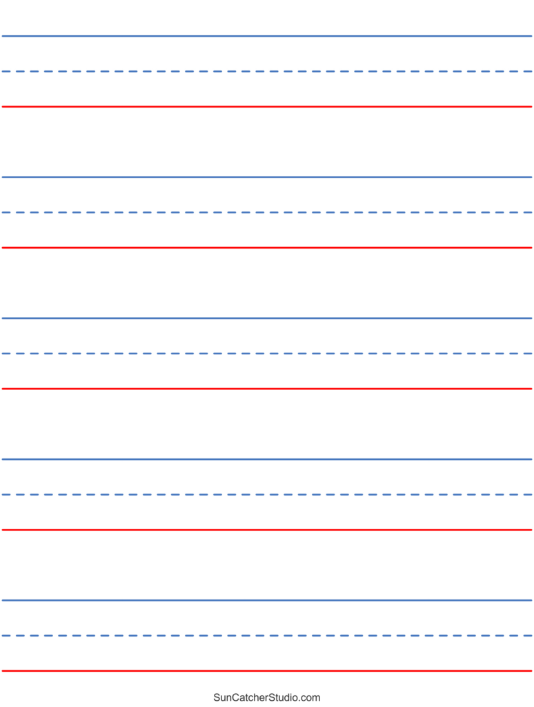 Free Printable Lined Paper (Handwriting, Notebook Templates Throughout Elementary Lined Paper Printable Free Free Printable Lined Paper (Handwriting, Notebook Templates Throughout Elementary Lined Paper Printable Free