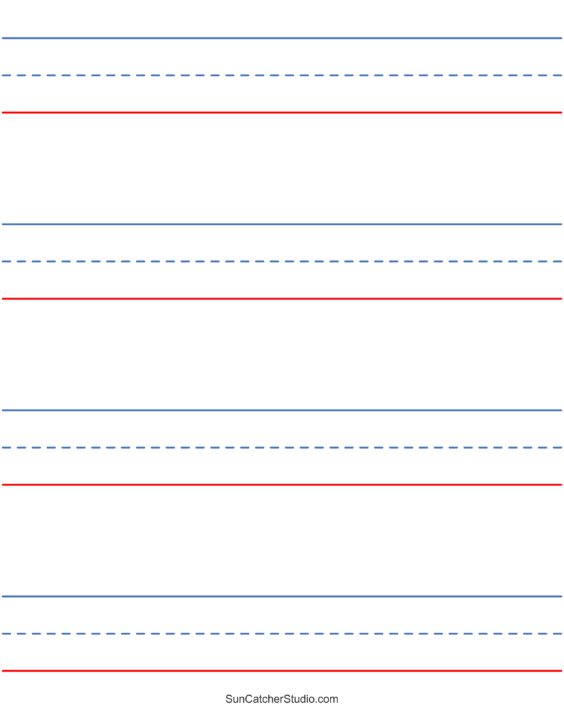 Free Printable Lined Paper (Handwriting, Notebook Templates With Regard To Free Printable Blank Handwriting Worksheets Free Printable Lined Paper (Handwriting, Notebook Templates With Regard To Free Printable Blank Handwriting Worksheets