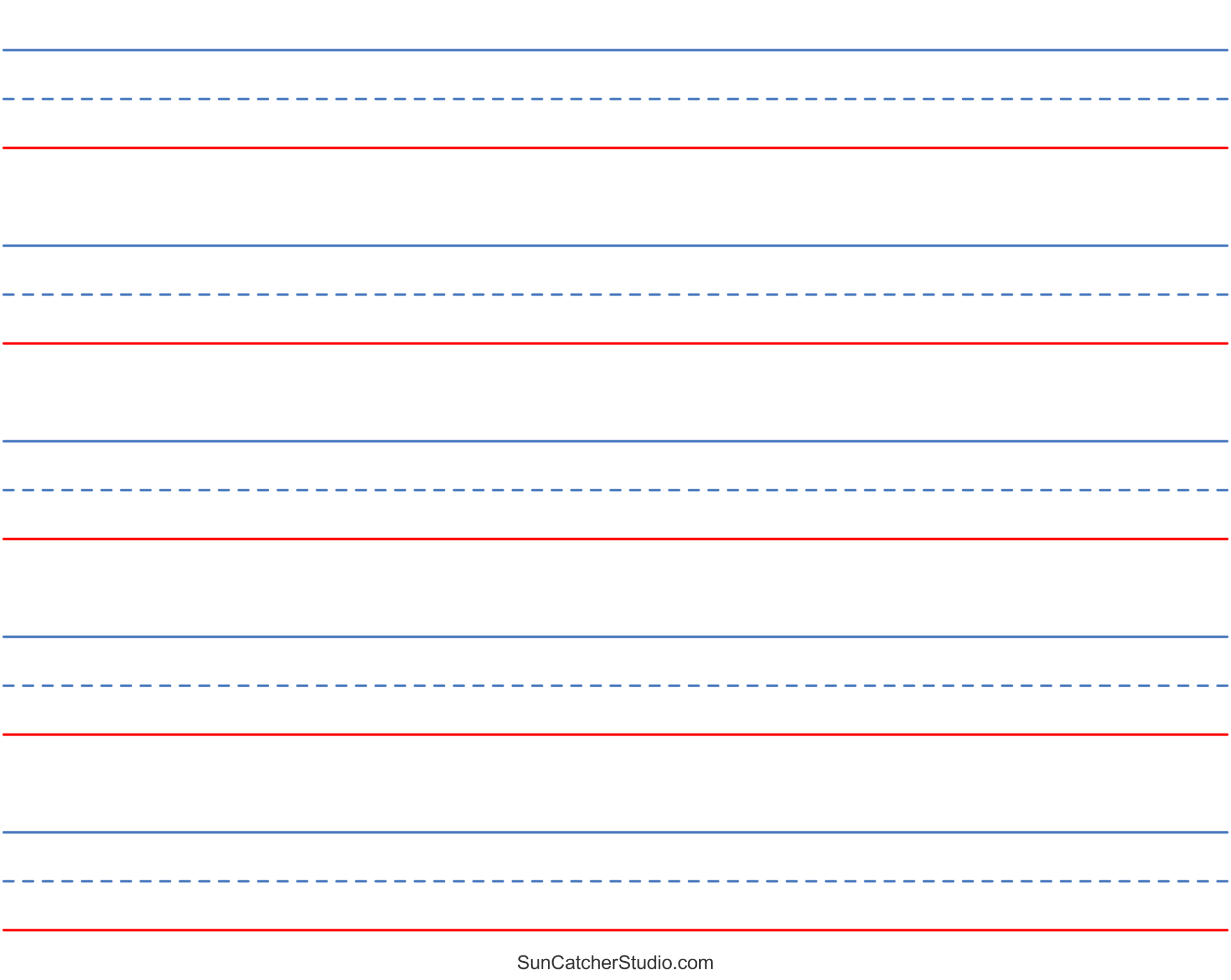 Free Printable Lined Paper (Handwriting, Notebook Templates within Free Printable Lined Writing Paper