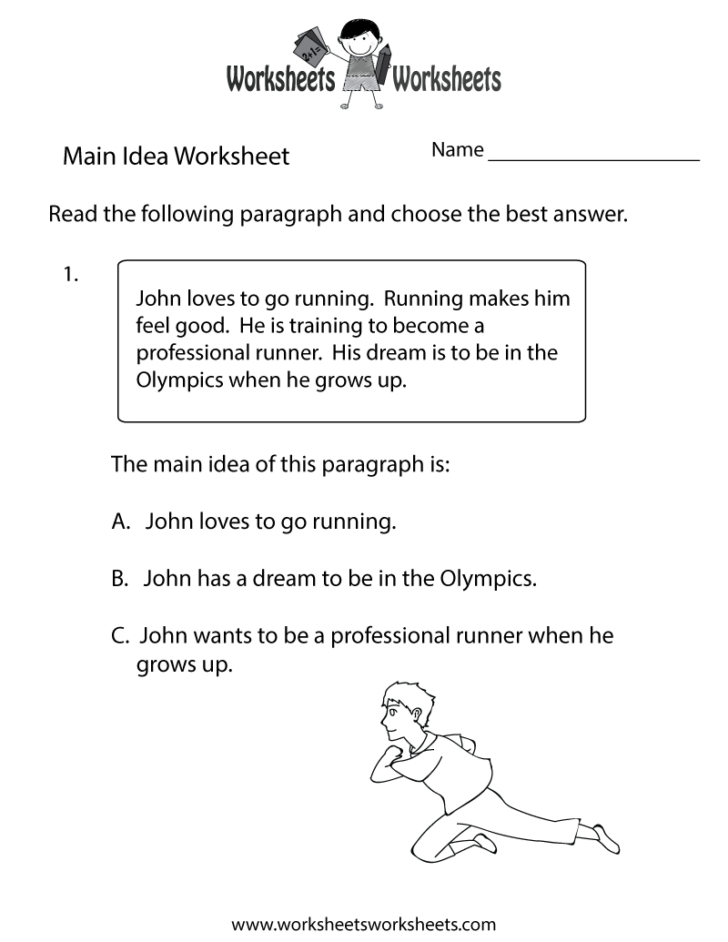 Free Printable Main Idea Worksheets