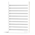 Free Printable Manuscript Paper | Makingmusicfun   Worksheets Inside Free Printable Staff Paper Blank Sheet Music Net