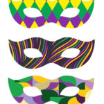 Free Printable Mardi Gras Masks   For The Love Of Food Intended For Free Printable Mardi Gras Masks