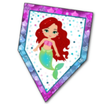 Free Printable Mermaid Birthday Banner   Fun Money Mom Regarding Free Printable Little Mermaid Birthday Banner