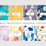 Free Printable Monthly Binder Covers   My Printable Home With Regard To Cute Free Printable Binder Covers