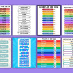 Free Printable Months Of The Year Charts Pertaining To Free Printable Months Of The Year Chart