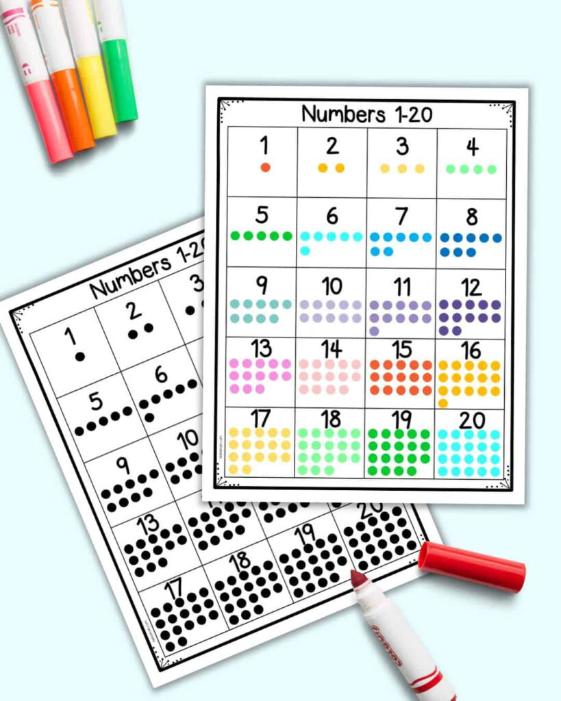 Free Printable Number Chart 1 20 For Kindergarten The Artisan Life With Regard To Free Printable Number Chart 1 20 Free Printable Number Chart 1 20 For Kindergarten The Artisan Life With Regard To Free Printable Number Chart 1 20