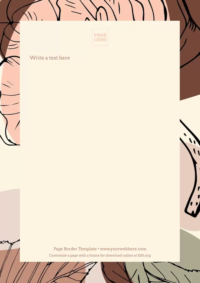 Free Printable Page Border Templates pertaining to Free Printable Border Paper