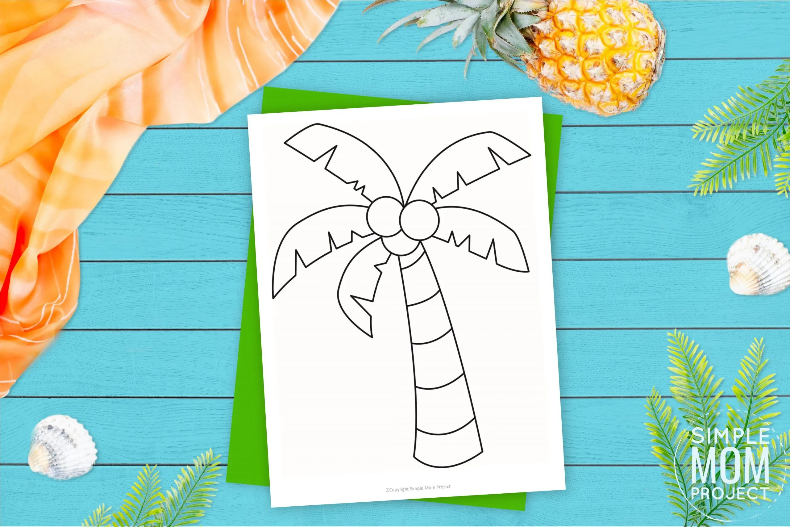 Free Printable Palm Tree Template – Simple Mom Project with Free Printable Palm Tree Template