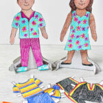 Free Printable Paper Dolls And Clothes To Color | Welcome To Nana&<h2>039;S Inside Free Printable Paper Dolls