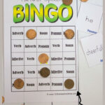 Free Printable Parts Of Speech Grammar Bingo Game For Kids Within Free Printable Parts Of Speech Bingo