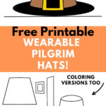 Free Printable Pilgrim Hat For Kids   Regarding Free Printable Pilgrim Hat Pattern