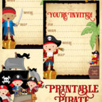 Free Printable Pirate Invite Template Throughout Free Printable Birthday Invitations Pinterest