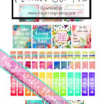 Free Printable Planner Stickers • The Pinning Mama Within Printable Erin Condren Stickers Free