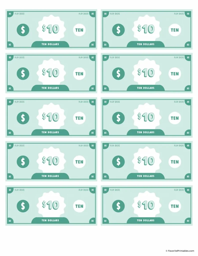 Free Printable Play Money For Kids Favorite Printables Intended For Free Printable Play Money Free Printable Play Money For Kids Favorite Printables Intended For Free Printable Play Money