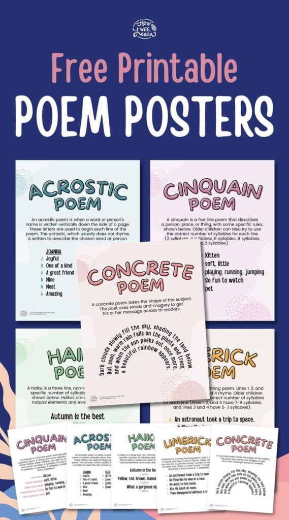 Free Printable Poem Posters For World Poetry Day For Free Printable Poetry Posters Free Printable Poem Posters For World Poetry Day For Free Printable Poetry Posters