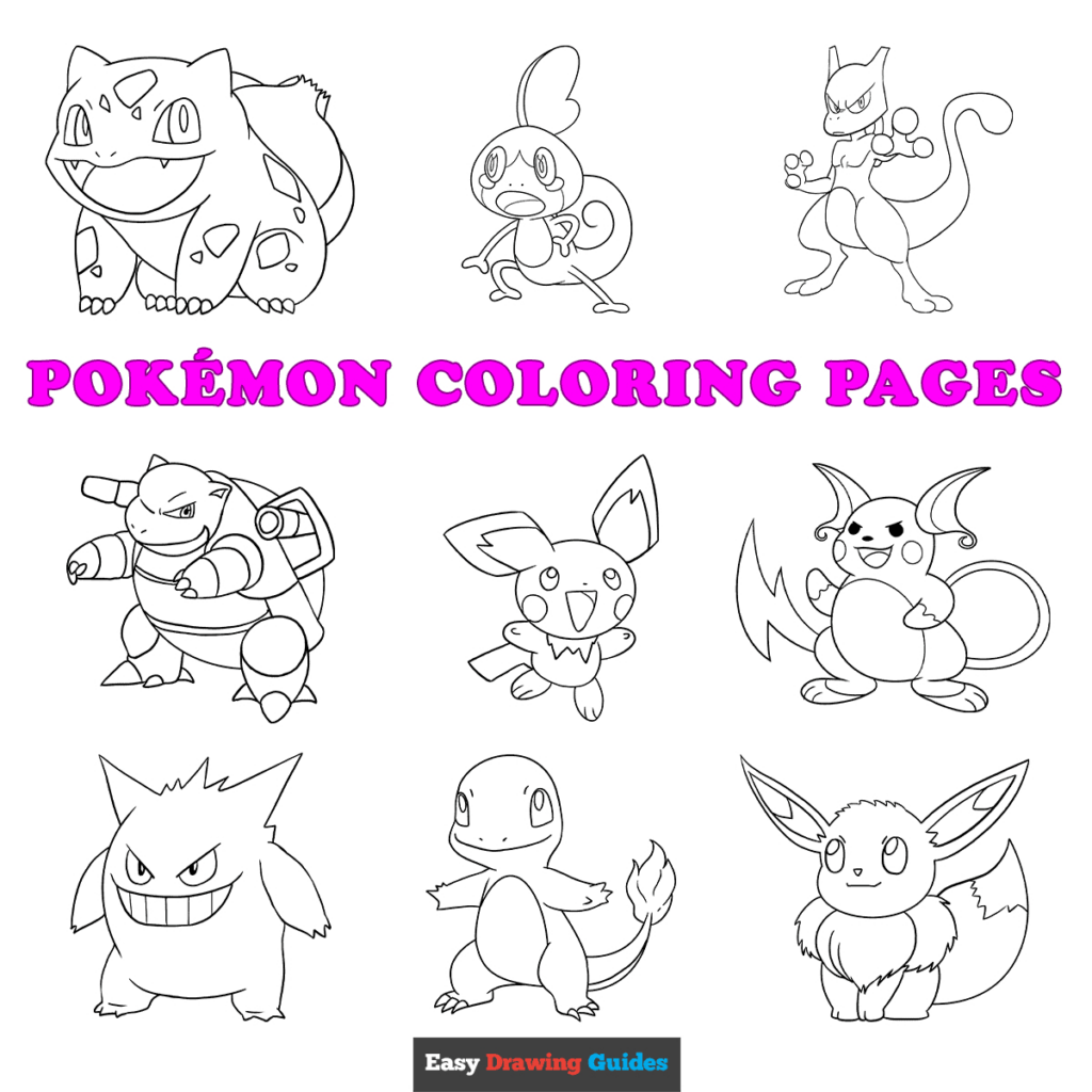 Free Printable Pokémon Coloring Pages For Kids Inside Free Printable Pokemon Pictures Free Printable Pokémon Coloring Pages For Kids Inside Free Printable Pokemon Pictures