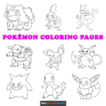 Free Printable Pokémon Coloring Pages For Kids Inside Free Printable Pokemon Pictures