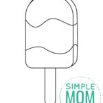 Free Printable Popsicle Template – Simple Mom Project With Regard To Free Printable Popsicle Template