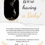 Free Printable Pregnancy Announcement Templates To Customize Online Inside Free Printable Pregnancy Announcement Cards