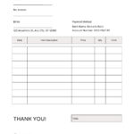 Free, Printable, Professional Invoice Templates To Customize | Canva Inside Free Printable Receipt Template
