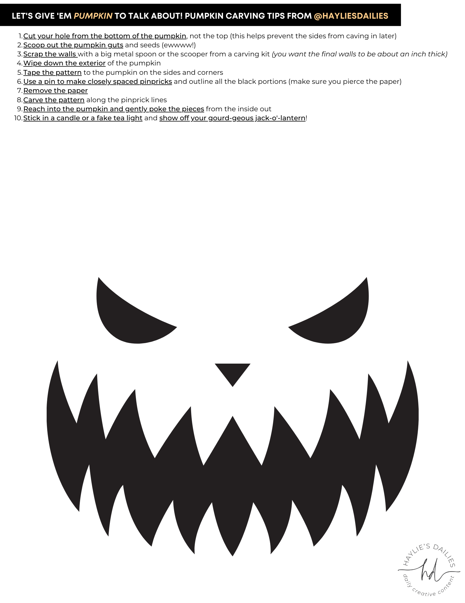 Free Printable Pumpkin Carving Patterns For The Most Boo-Tiful throughout Jack O Lantern Templates Printable Free