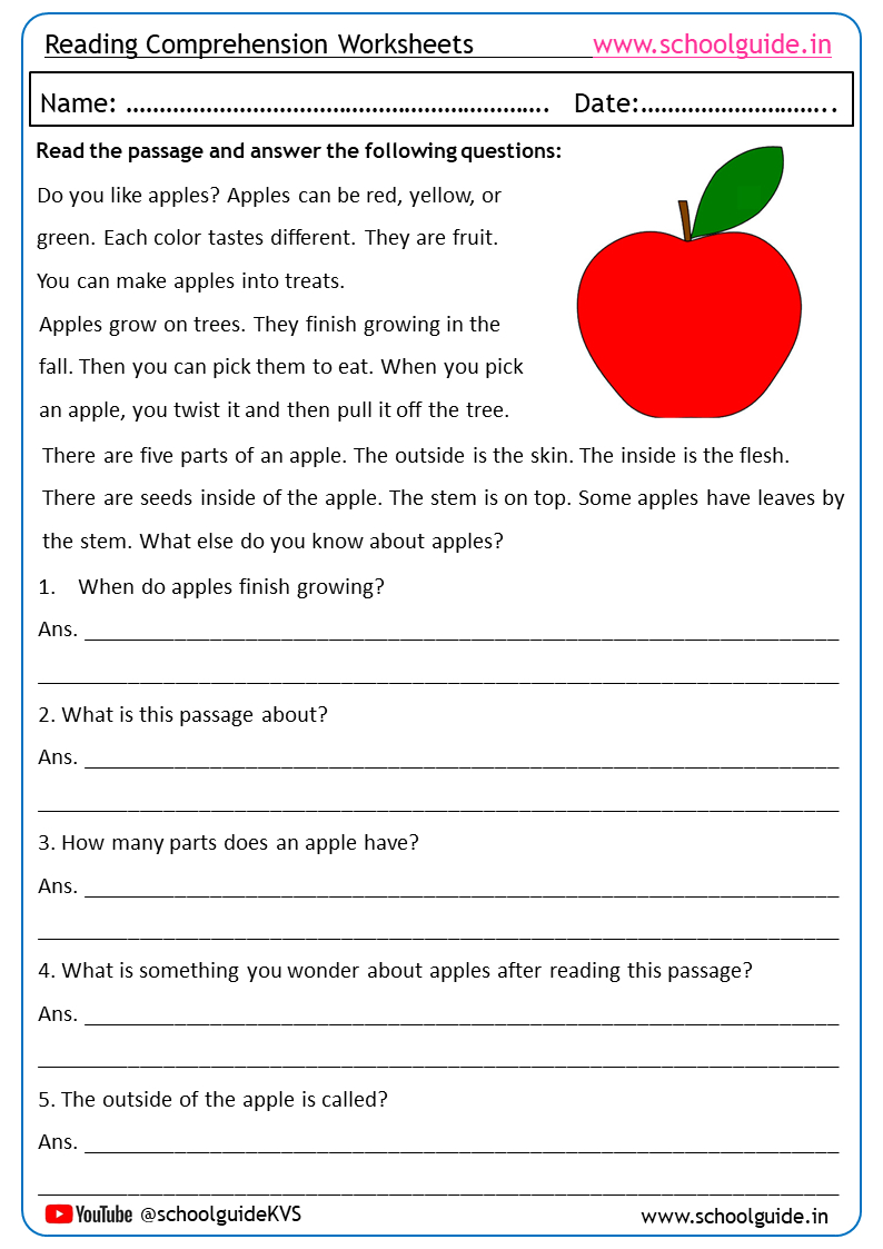 Free Printable Reading Comprehension Worksheets in Free Printable Reading Comprehension Worksheets For Adults
