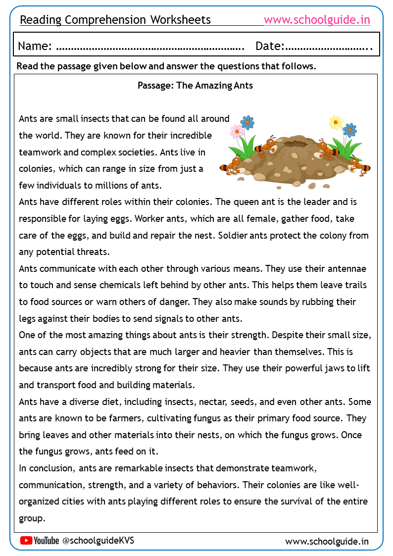 Free Printable Reading Comprehension Worksheets regarding Free Printable Reading Comprehension Worksheets For Adults