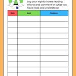 Free Printable Reading Log Templates [Pdf, Excel] With Free Printable Reading Log