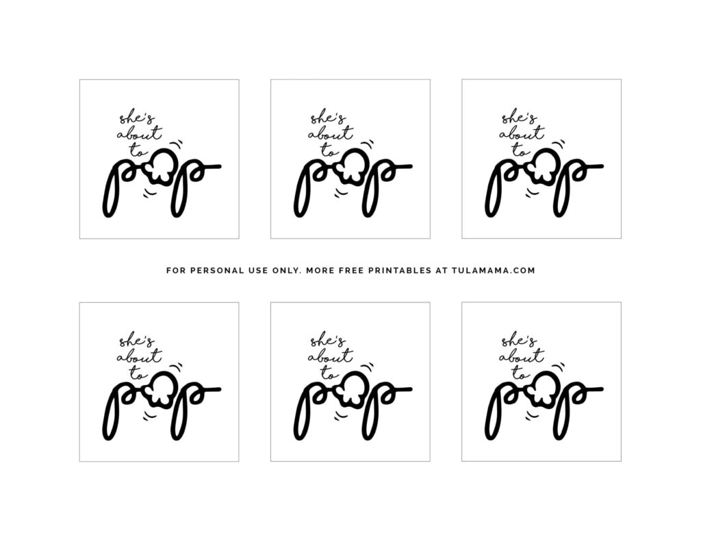 Free Printable "Ready To Pop Baby Shower" Printables Tulamama Throughout Ready To Pop Free Printable Free Printable "Ready To Pop Baby Shower" Printables Tulamama Throughout Ready To Pop Free Printable