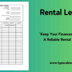 Free Printable Rental Ledger Template [Excel, Word, Pdf, Google For Free Printable Rent Ledger