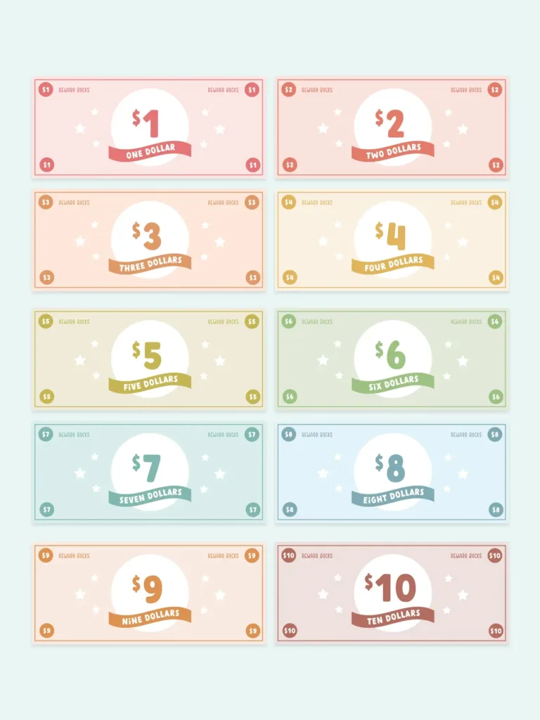 Free Printable Reward Bucks For Kids Favorite Printables In Free Printable Chore Bucks Free Printable Reward Bucks For Kids Favorite Printables In Free Printable Chore Bucks