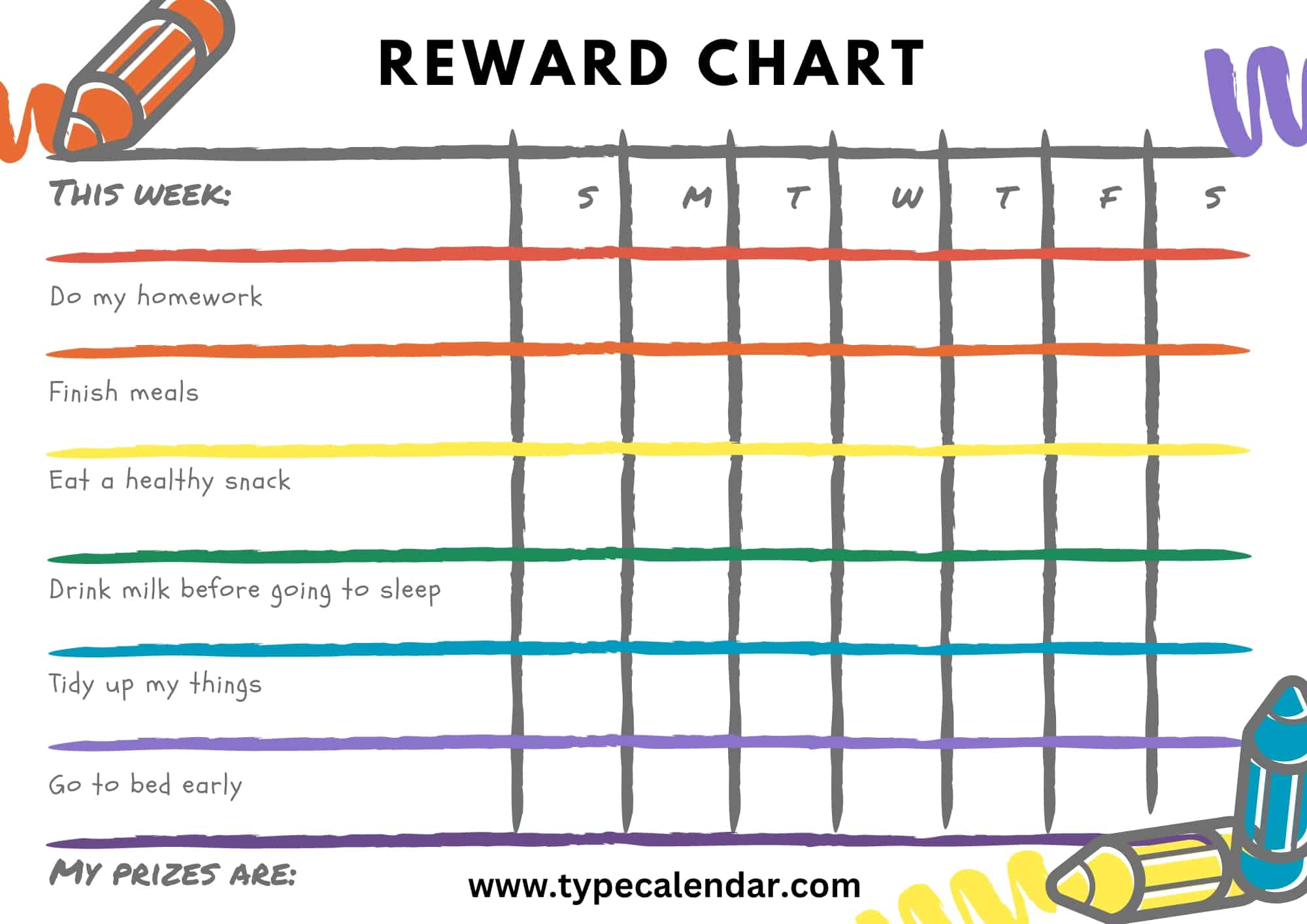 Free Printable Reward Chart Templates [Word, Pdf] Teachers within Free Printable Incentive Charts For School
