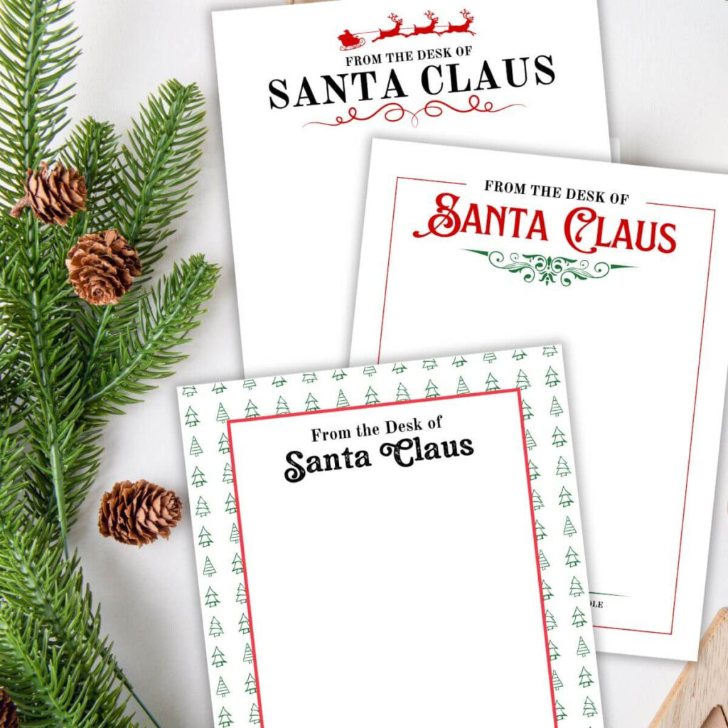 Free Printable Santa Letterhead 7 Templates To Choose From The For North Pole Stationary Printable Free Free Printable Santa Letterhead 7 Templates To Choose From The For North Pole Stationary Printable Free