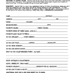 Free Printable Secret Sister Questionnaire   Printable Party Favors For Free Printable Secret Pal Forms