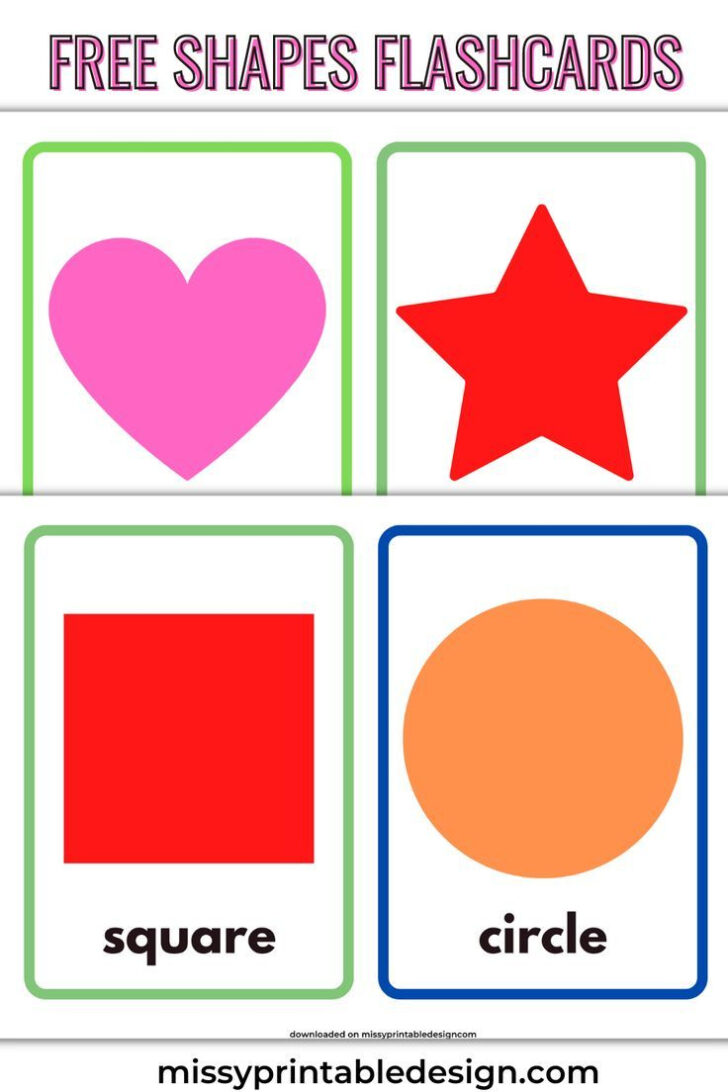 Free Printable Flashcards For Toddlers