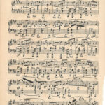 Free Printable Sheet Music   Vintage Music Notes Pertaining To Free Printable Classical Sheet Music For Piano