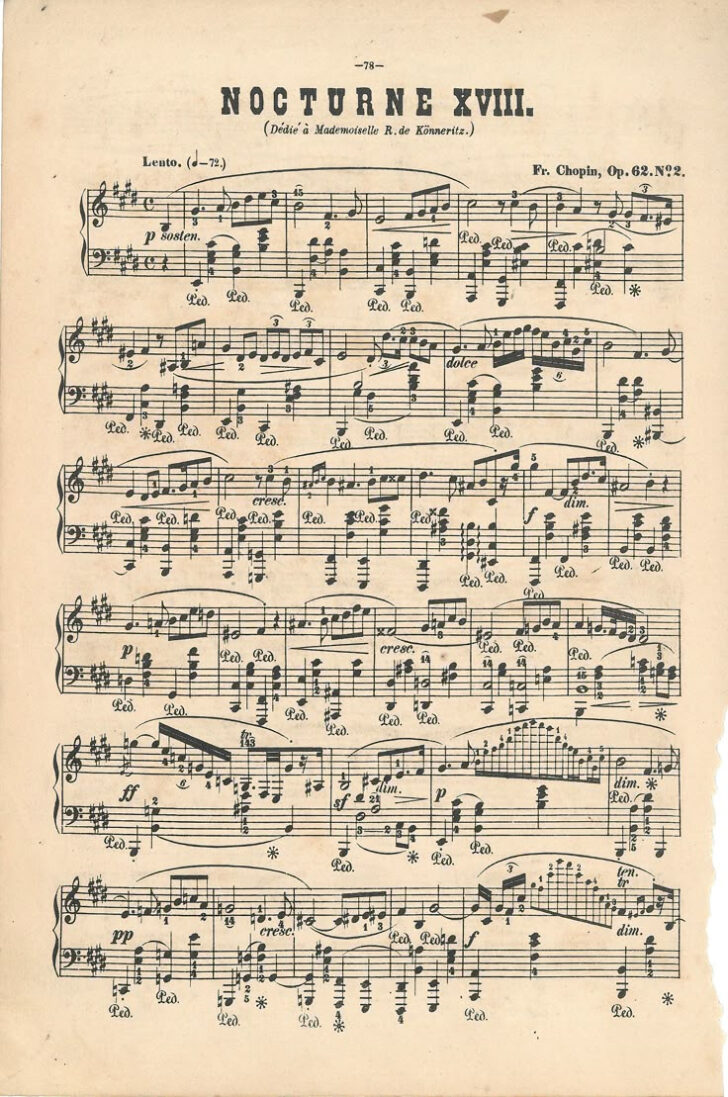 Free Printable Classical Sheet Music For Piano