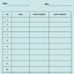 Free Printable Sign Up And Sign In Sheet Pdf Templates Inside Free Printable Sign Up Sheet