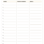 Free Printable Sign Up And Sign In Sheet Pdf Templates Inside Free Printable Sign Up Sheet