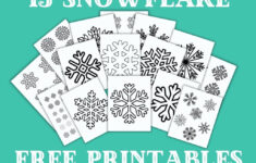 Free Printable Snowflake Patterns (Large And Small Snowflakes throughout Free Printable Snowflake Patterns