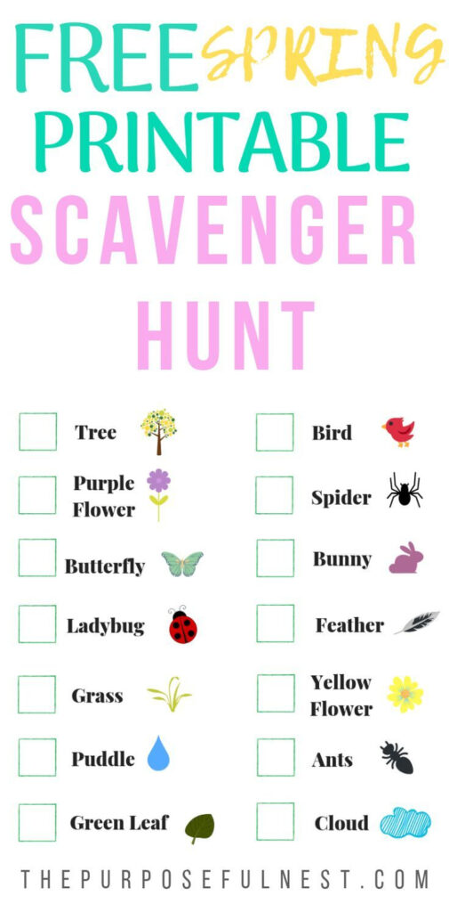 Free Printable Spring Scavenger Hunt For Kids Pertaining To Free Printable Scavenger Hunt For Kids Free Printable Spring Scavenger Hunt For Kids Pertaining To Free Printable Scavenger Hunt For Kids