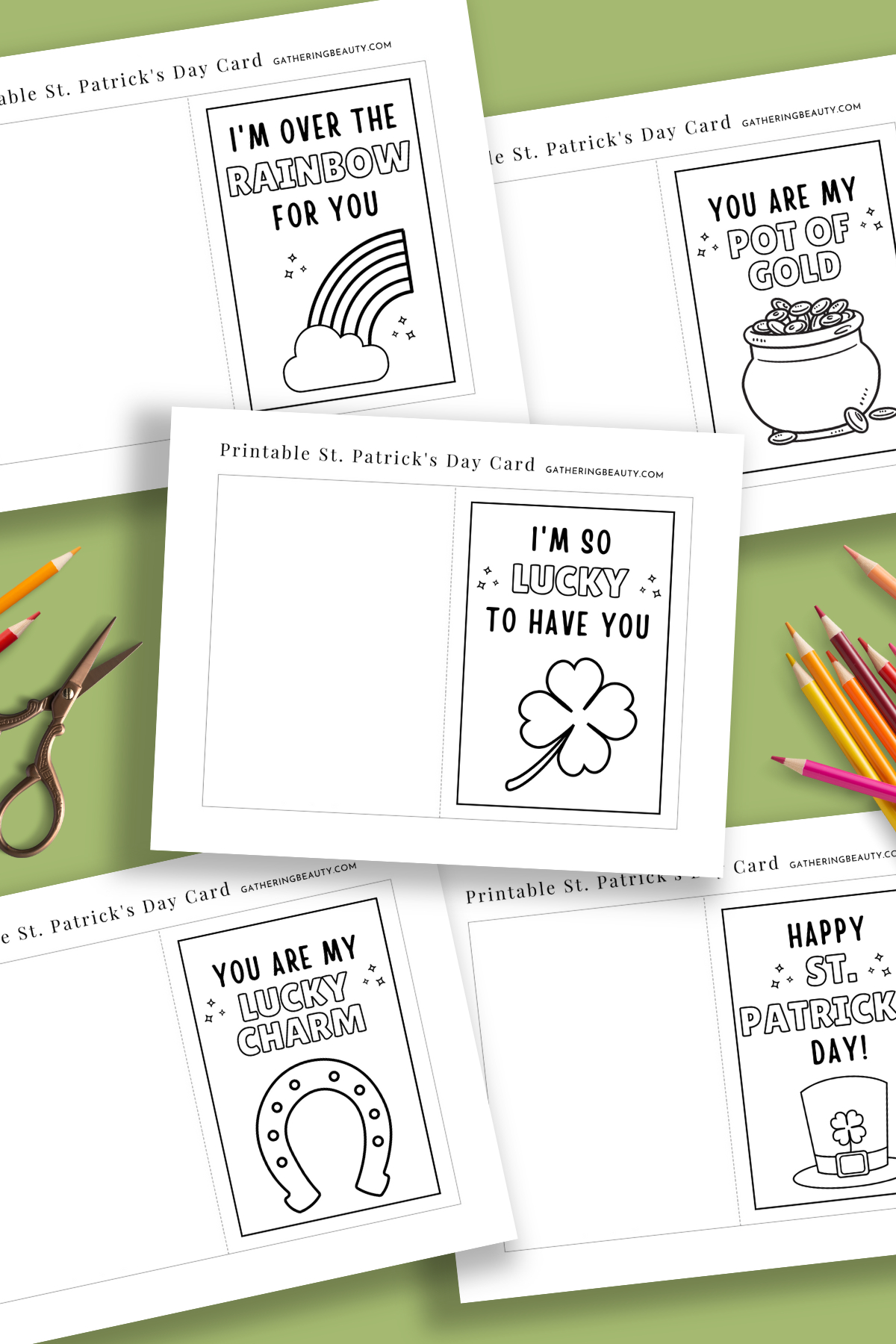 Free Printable St Patrick&amp;#039;S Day Cards — Gathering Beauty inside Free Printable St Patrick&amp;amp;#039;s Day Card