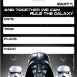 Free Printable Star Wars Birthday Invitations – Template Updated! Throughout Star Wars Invitations Free Printable