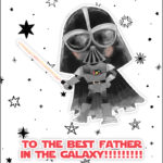 Free Printable Star Wars Father'S Day Cards   The Cottage Market Throughout Star Wars Printable Cards Free