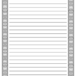 Free Printable Stationery And Lined Letter Writing Paper – Diy Inside Free Printable Writing Paper For Adults