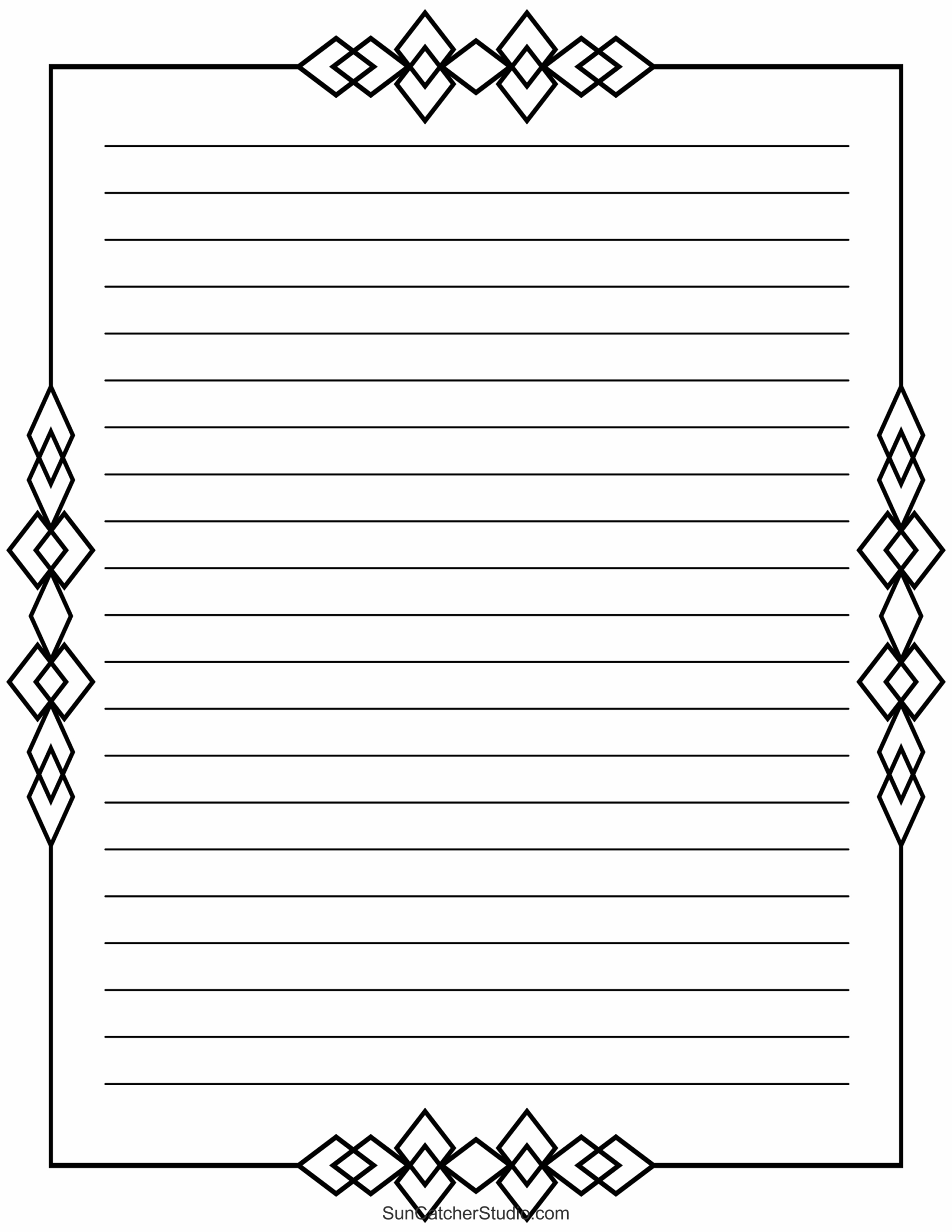 Free Printable Stationery And Lined Letter Writing Paper – Free intended for Free Printable Lined Writing Paper