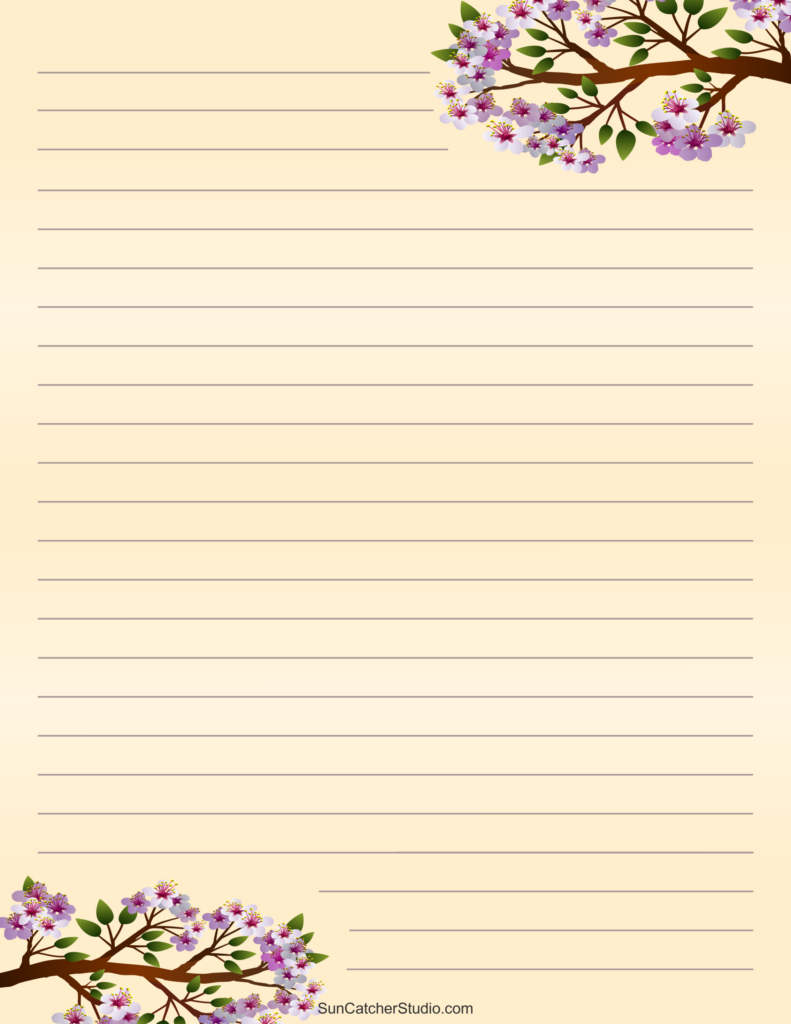 Free Printable Stationery And Lined Letter Writing Paper – Free Pertaining To Free Printable Stationery Paper